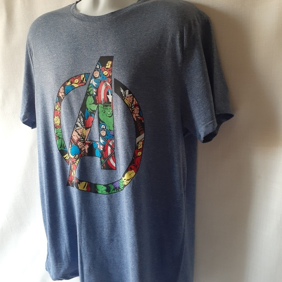 Marvel Avengers endgame men's blue short sleeve t-shirt size 2XL - Picture 2 of 7